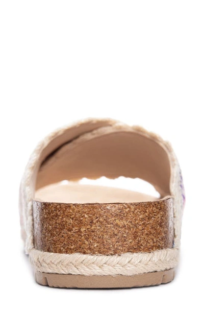 Dirty Laundry Tacoma Crochet Slide Sandal In Natural