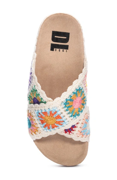 Dirty Laundry Tacoma Crochet Slide Sandal In Natural