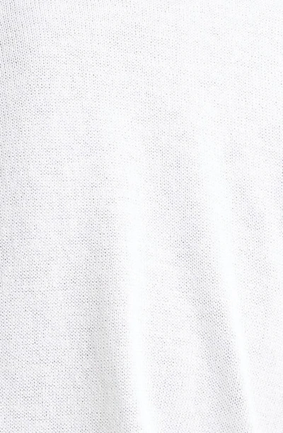 Shop Proenza Schouler Tina Back Cutout Organic Cotton & Mulberry Silk Sweater In White