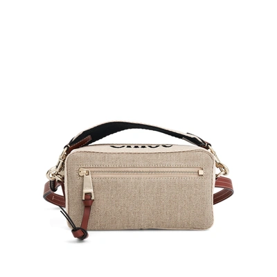 Shop Chloé Chloe Woody Embroidered Leather Bag