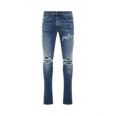 Shop Amiri Mx1 Plaid Jeans