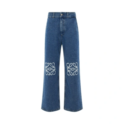 Shop Loewe Anagram Baggy Jeans