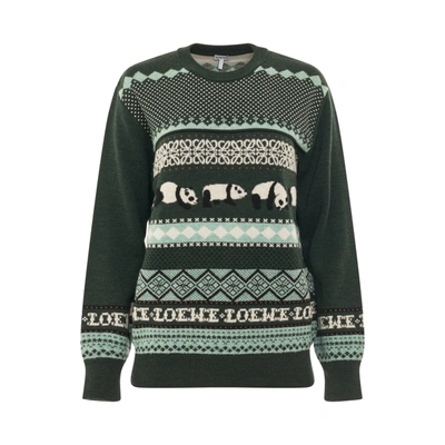 Loewe Intarsia Wool-blend Sweater