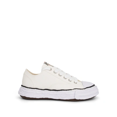 Miharayasuhiro Maison Mihara Yasuhiro White Peterson Low Sneakers In Canvas