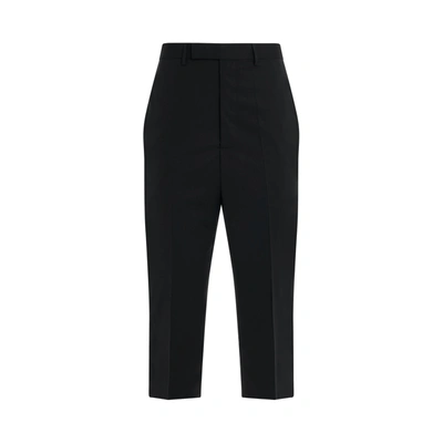 Shop Rick Owens Light Wool Astaires Cropped Pants