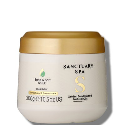 Shop Sanctuary Spa Golden Sandalwood Sand And Salt Scrub 300g