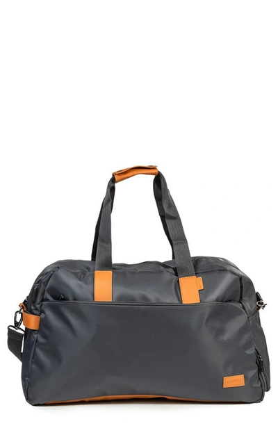 Shop Champs Water Resistant Nylon Duffle Bag In Black