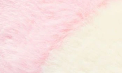 Shop Mia Cozi Slipper In Pink/ White