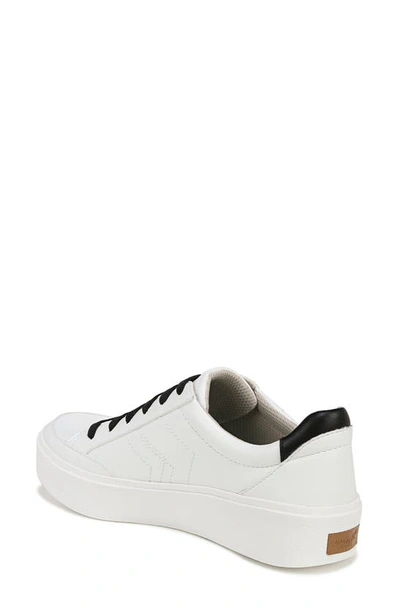 Dr. Scholl's Madison Lace Platform Sneaker In White Black