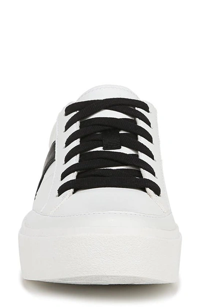 Shop Dr. Scholl's Madison Lace Platform Sneaker In White Black