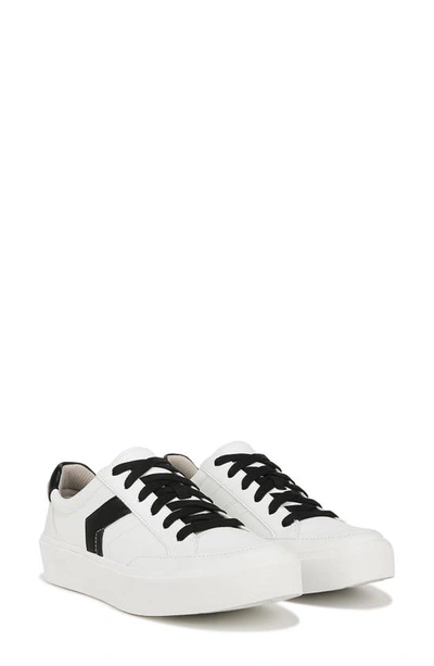 Shop Dr. Scholl's Madison Lace Platform Sneaker In White Black