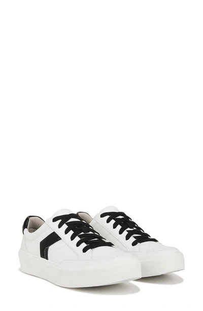 Dr. Scholl's Madison Lace Platform Sneaker In White Black