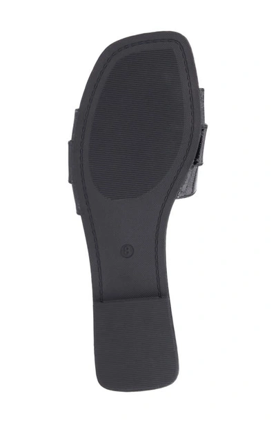 New York And Company Nadira Slide Sandal In Black