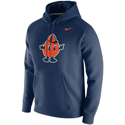 Shop Nike Navy Syracuse Orange Vintage School Logo Pullover Hoodie