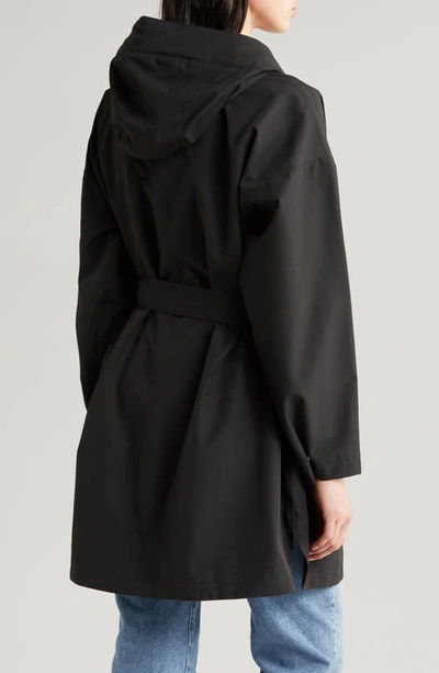 Shop Helly Hansen Lilja Waterproof Raincoat In Black