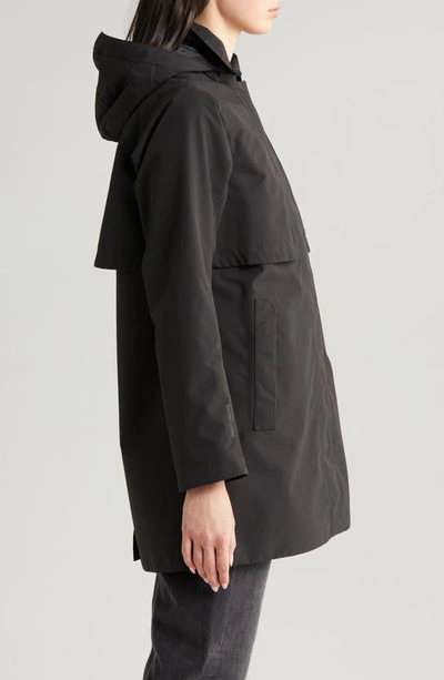 Shop Helly Hansen Lilja Waterproof Raincoat In Black