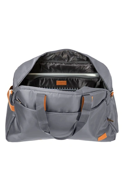 Champs Water Resistant Nylon Duffle Bag In Grey