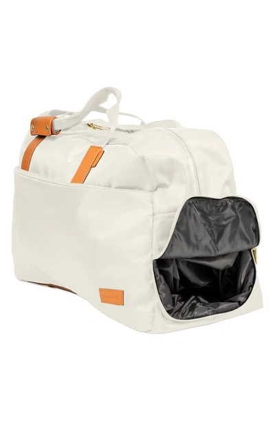 Champs Water Resistant Nylon Duffle Bag In Ivory