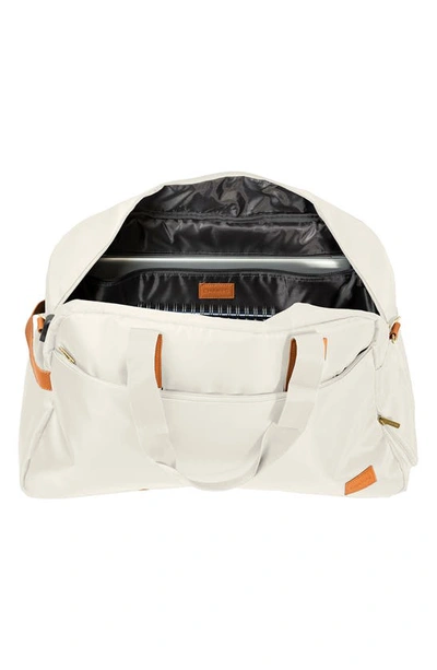 Champs Water Resistant Nylon Duffle Bag In Ivory
