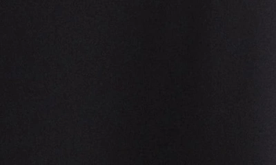 Lafayette 148 Roll Cuff Short Sleeve Silk Georgette Top In Black