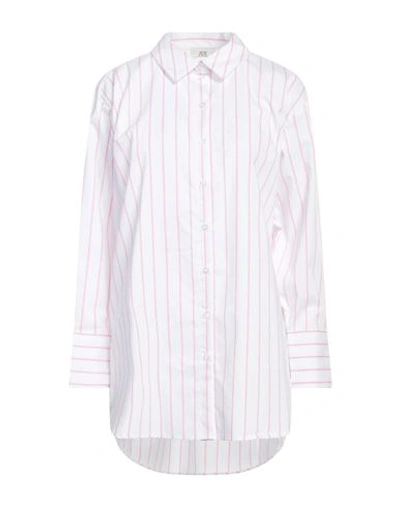 Shop Jacqueline De Yong Woman Shirt Fuchsia Size 8 Cotton, Polyester, Elastane In Pink