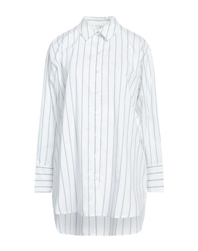 Shop Jacqueline De Yong Woman Shirt Grey Size 8 Cotton, Polyester, Elastane