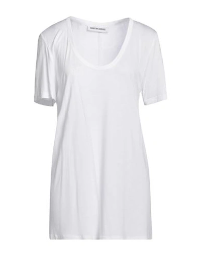 Shop Quantum Courage Woman T-shirt White Size L Viscose