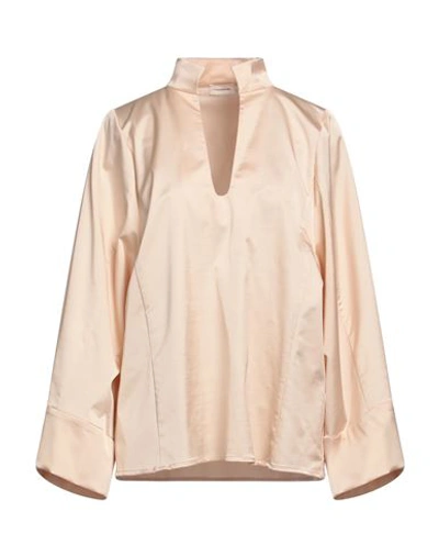 Shop By Malene Birger Woman Top Blush Size 6 Wool, Viscose, Elastane In Pink