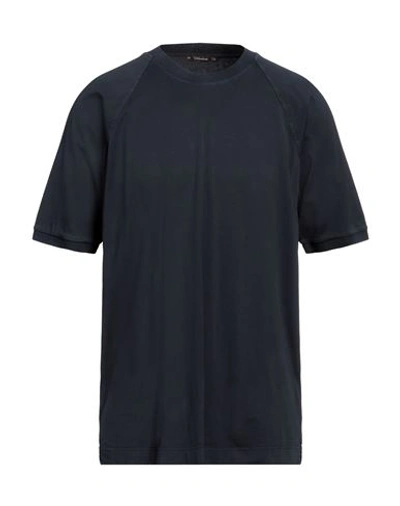 Shop Viadeste Man T-shirt Navy Blue Size 46 Cotton