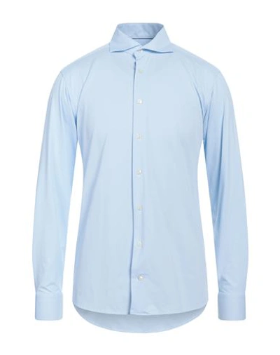 Shop Eton Man Shirt Sky Blue Size 17 ½ Polyamide, Elastane