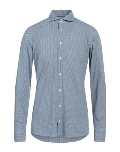 Shop Eton Man Shirt Blue Size 17 Polyamide, Elastane