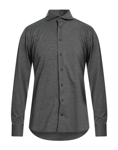 Shop Eton Man Shirt Steel Grey Size 17 ½ Polyamide, Elastane