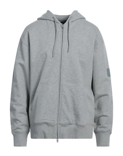 Shop Y-3 Man Sweatshirt Grey Size M Organic Cotton, Elastane
