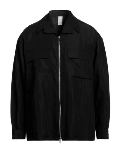 Attachment Cotton-blend Bomber Jacket In Black