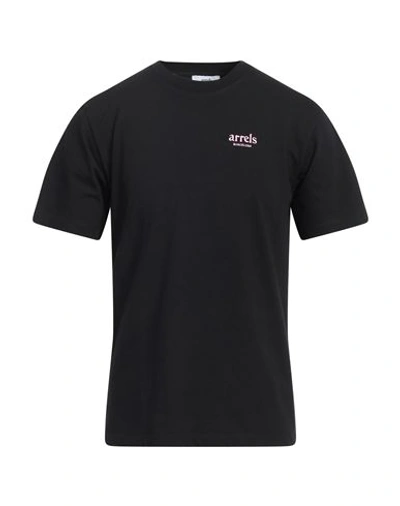 Shop Arrels Barcelona Man T-shirt Black Size Xxl Organic Cotton