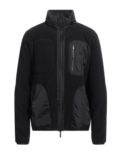 Shop Moncler Man Sweatshirt Black Size Xl Polyamide