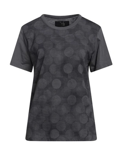 Shop Y's Yohji Yamamoto Woman T-shirt Lead Size 3 Cotton In Grey