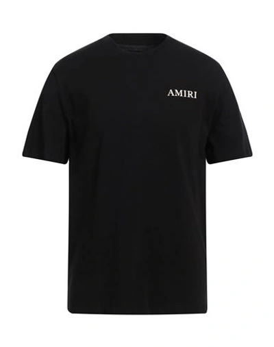 Shop Amiri Man T-shirt Black Size Xl Cotton