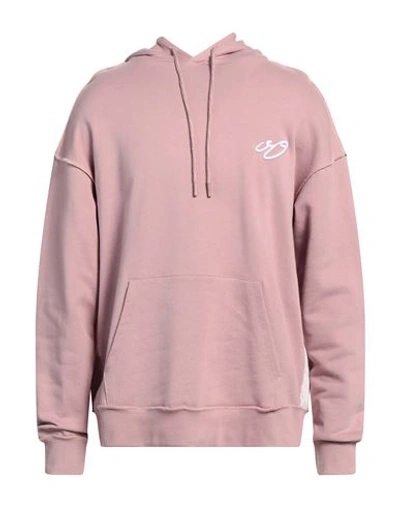 Numero 00 Man Sweatshirt Pastel Pink Size L Cotton In Pink