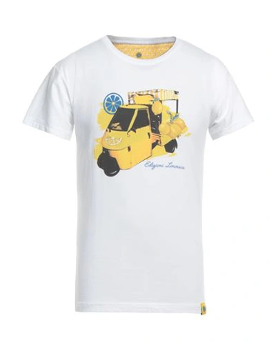 Shop Edizioni Limonaia Man T-shirt White Size Xxl Cotton