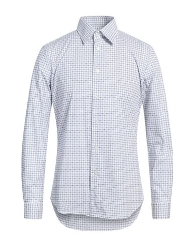 Shop Rossi Man Shirt Blue Size 16 ½ Cotton