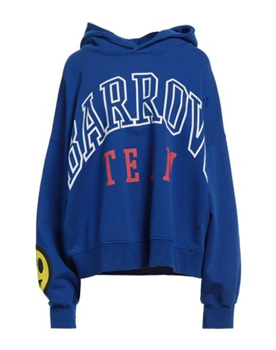 Shop Barrow Woman Sweatshirt Blue Size S Cotton