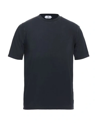 Shop Kired Man T-shirt Midnight Blue Size 36 Cotton, Elastane