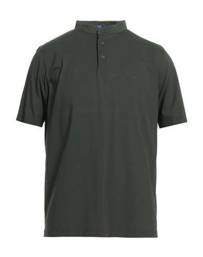 Shop Kired Man T-shirt Military Green Size 36 Cotton