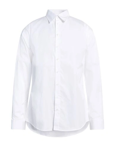 Dsquared2 Man Shirt White Size 46 Cotton In White