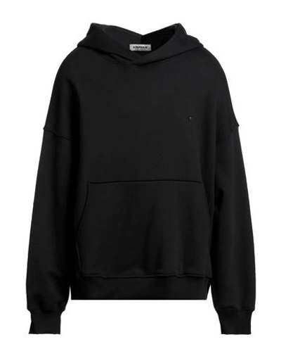 Shop A Paper Kid Man Sweatshirt Black Size Xl Cotton