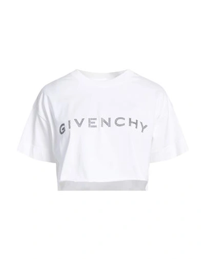 Shop Givenchy Woman T-shirt White Size M Cotton