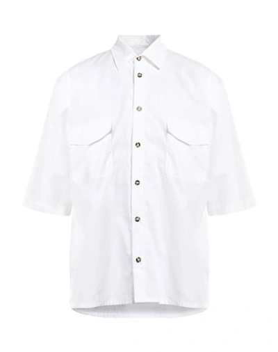 Shop Camo Man Shirt White Size L Cotton