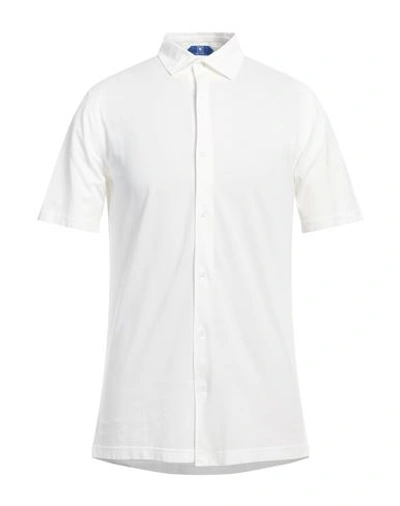 Shop Kired Man Shirt White Size 46 Cotton
