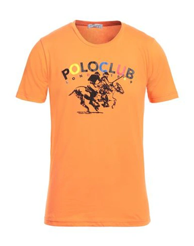 Shop Poloclub London 1909 Man T-shirt Orange Size L Cotton